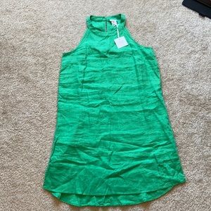 NWT! Green linen dress